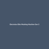 Electrolux Elite Washing Machine Gen 3 - 2
