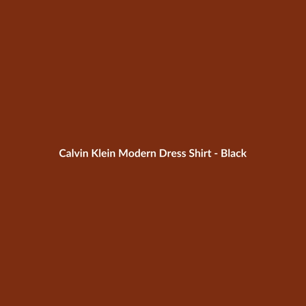 Calvin Klein Modern Dress Shirt - Black - 3