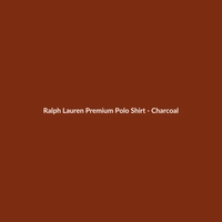 Ralph Lauren Premium Polo Shirt - Charcoal - 2