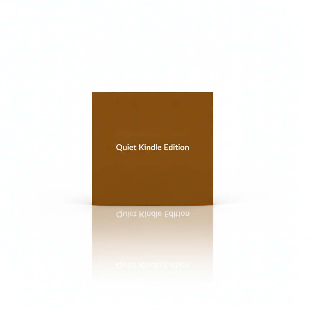 Quiet by Susan Cain Kindle Edition - Non-Fiction Book Cover
