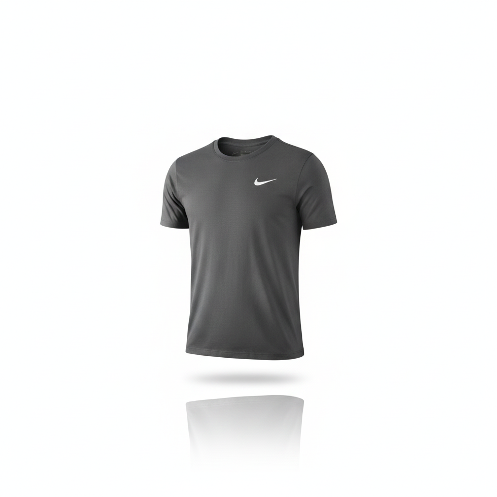Nike Essential T-Shirt in Charcoal, Men's Slim Fit Fleece