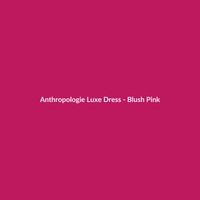Anthropologie Luxe Dress - Blush Pink - 2