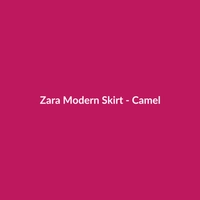 Zara Modern Skirt - Camel - 2