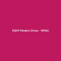 H&M Modern Dress - White - 2
