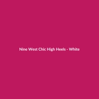 Nine West Chic High Heels - White - 2