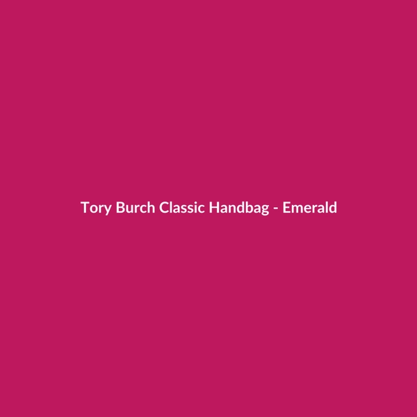 Tory Burch Classic Handbag - Emerald - 3